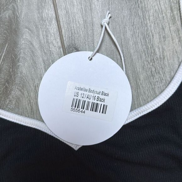 Princess Polly ARABELLAE BODYSUIT BLACK US 12 - Picture 4 of 6